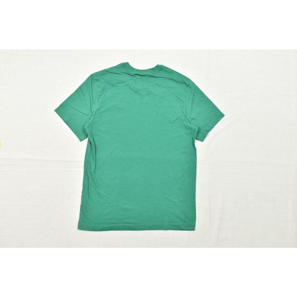 Nike The Nike Tee Men's Regular Size M Green Cotton T-Shirt Swoosh - Picture 2 of 8